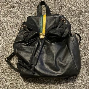 Authentic leather Baylor university mini backpack